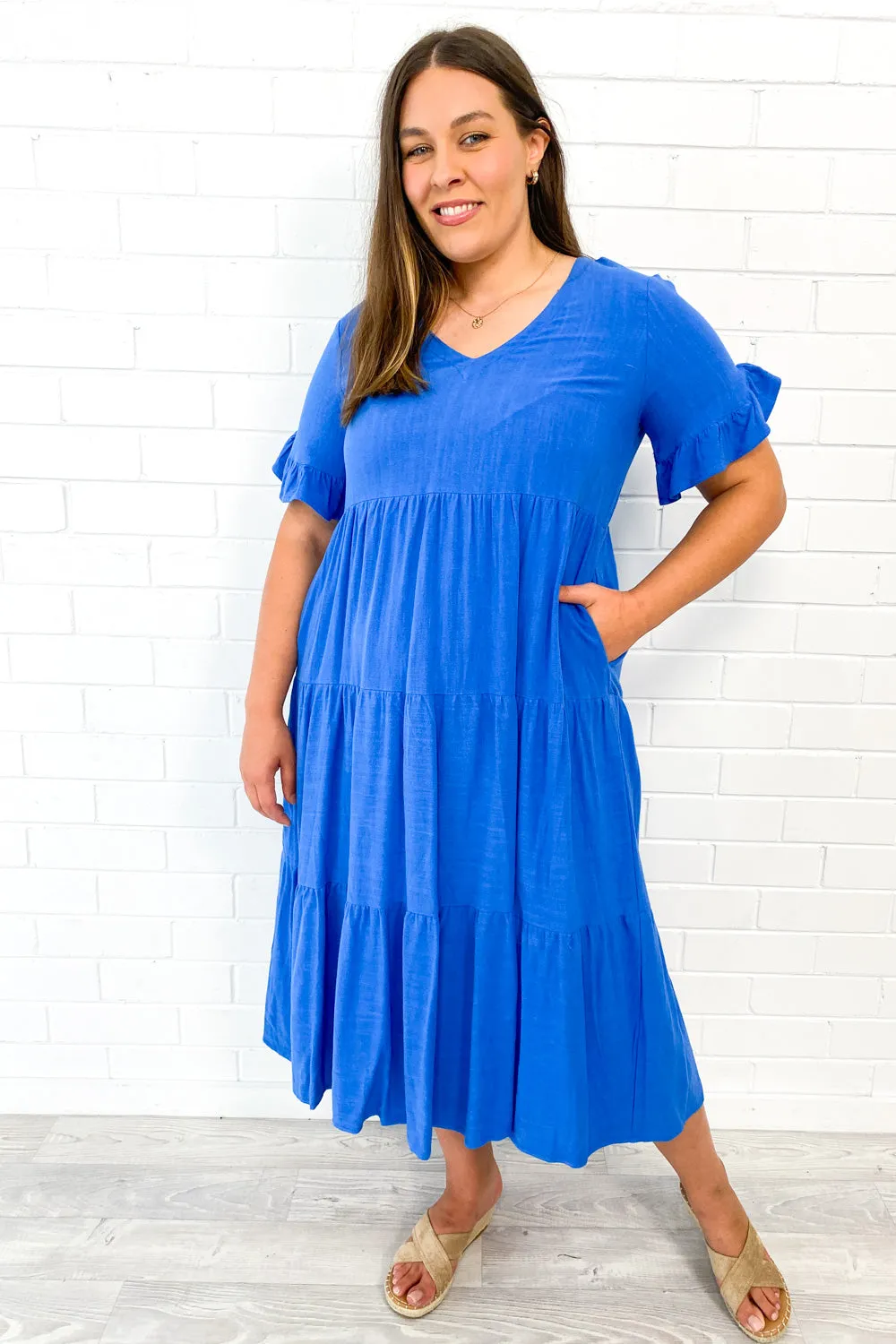 Michelle Midi Dress - Summer Brights