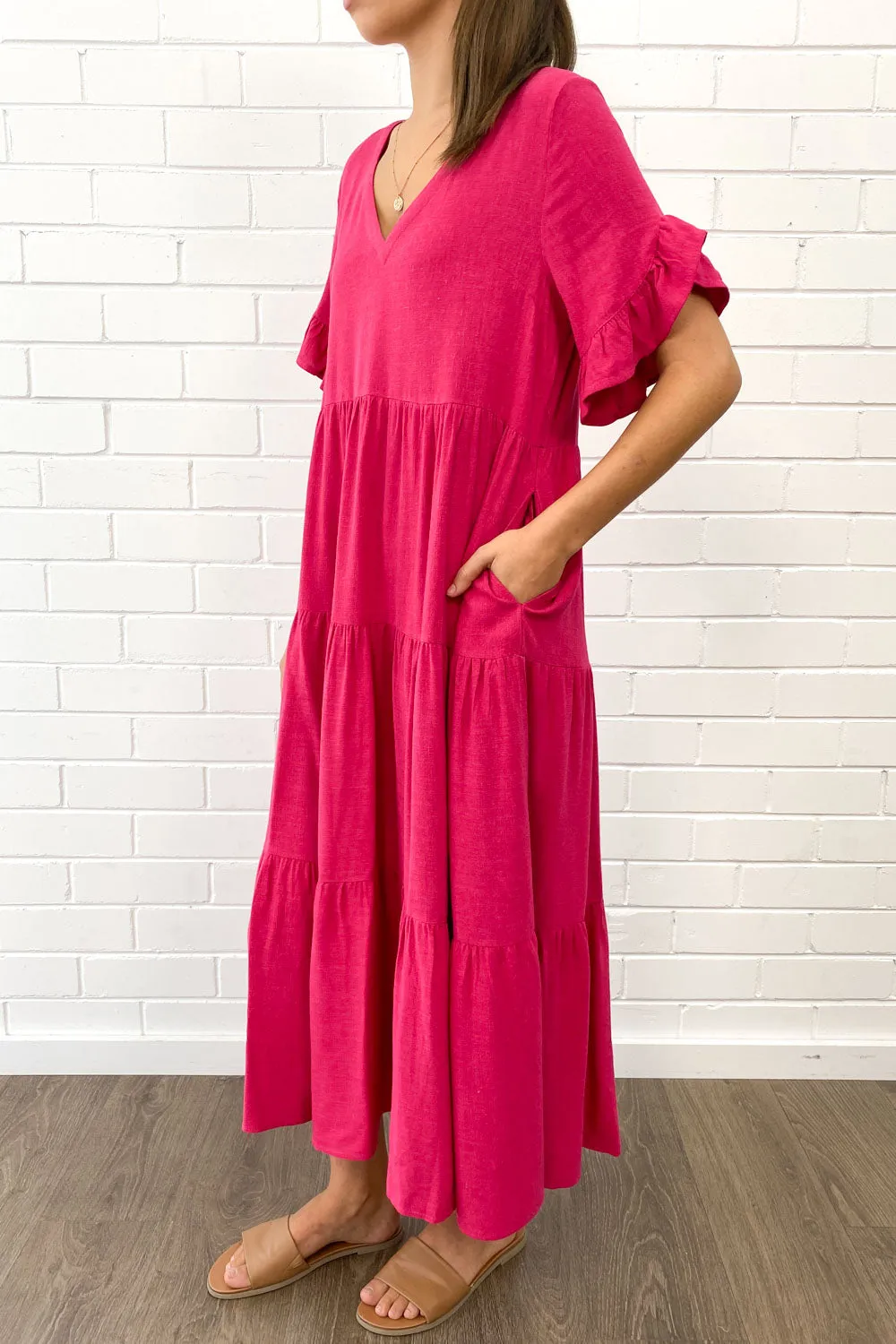 Michelle Midi Dress - Summer Brights