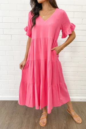Michelle Midi Dress - Summer Brights