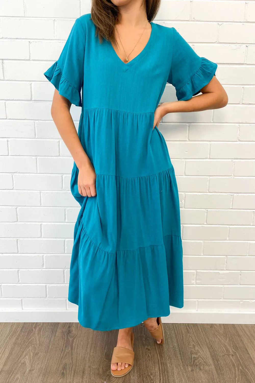 Michelle Midi Dress - Summer Brights