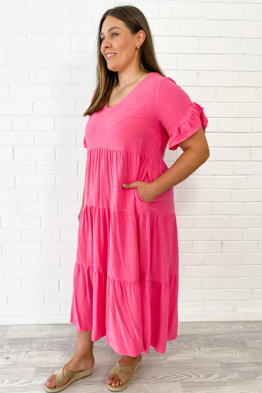 Michelle Midi Dress - Summer Brights