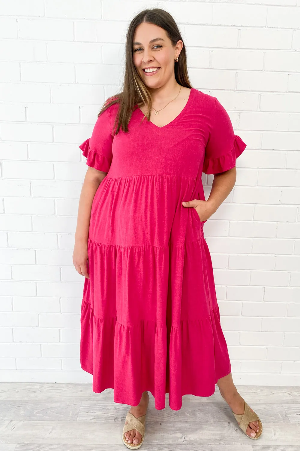 Michelle Midi Dress - Summer Brights