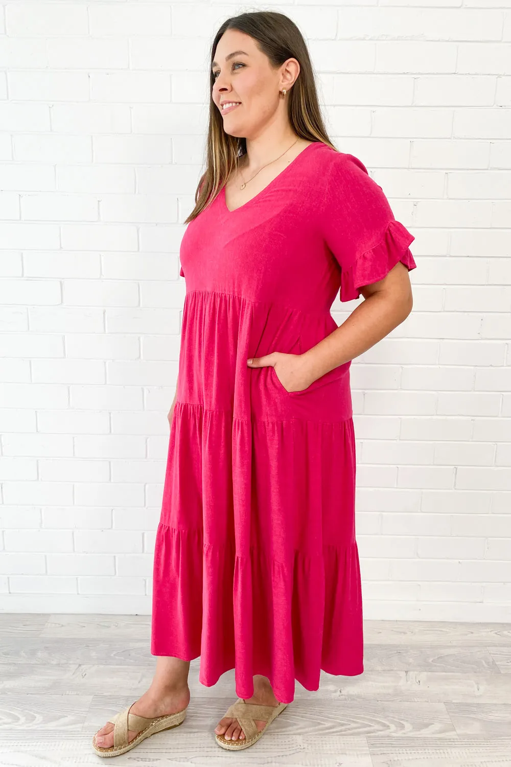 Michelle Midi Dress - Summer Brights