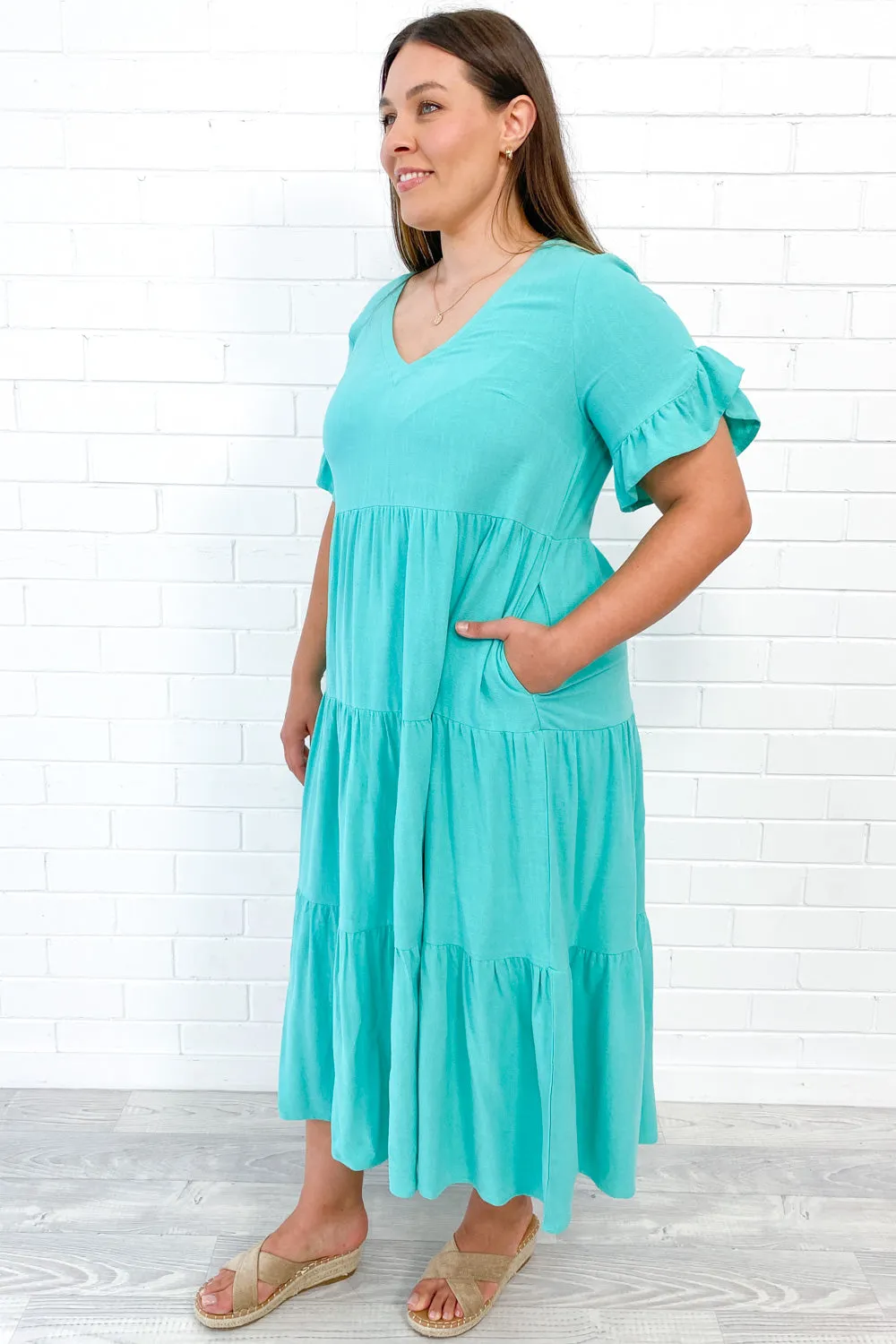 Michelle Midi Dress - Summer Brights