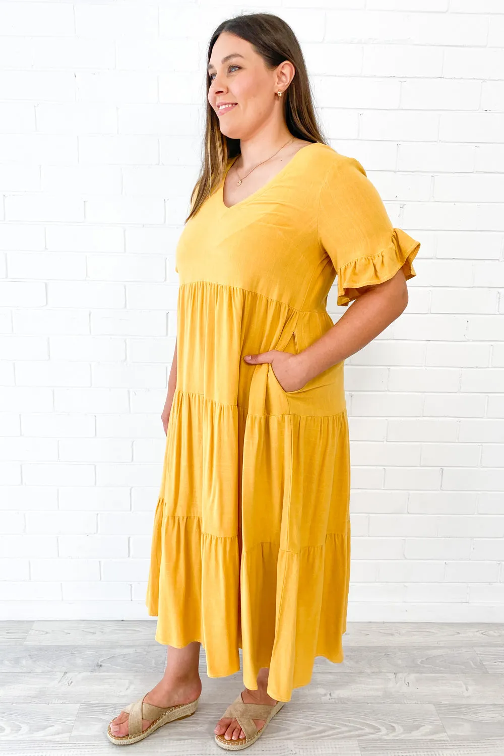 Michelle Midi Dress - Summer Brights