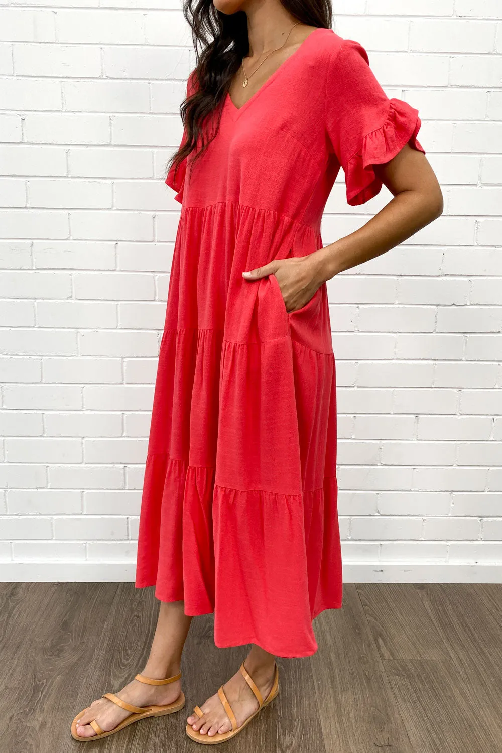 Michelle Midi Dress - Summer Brights