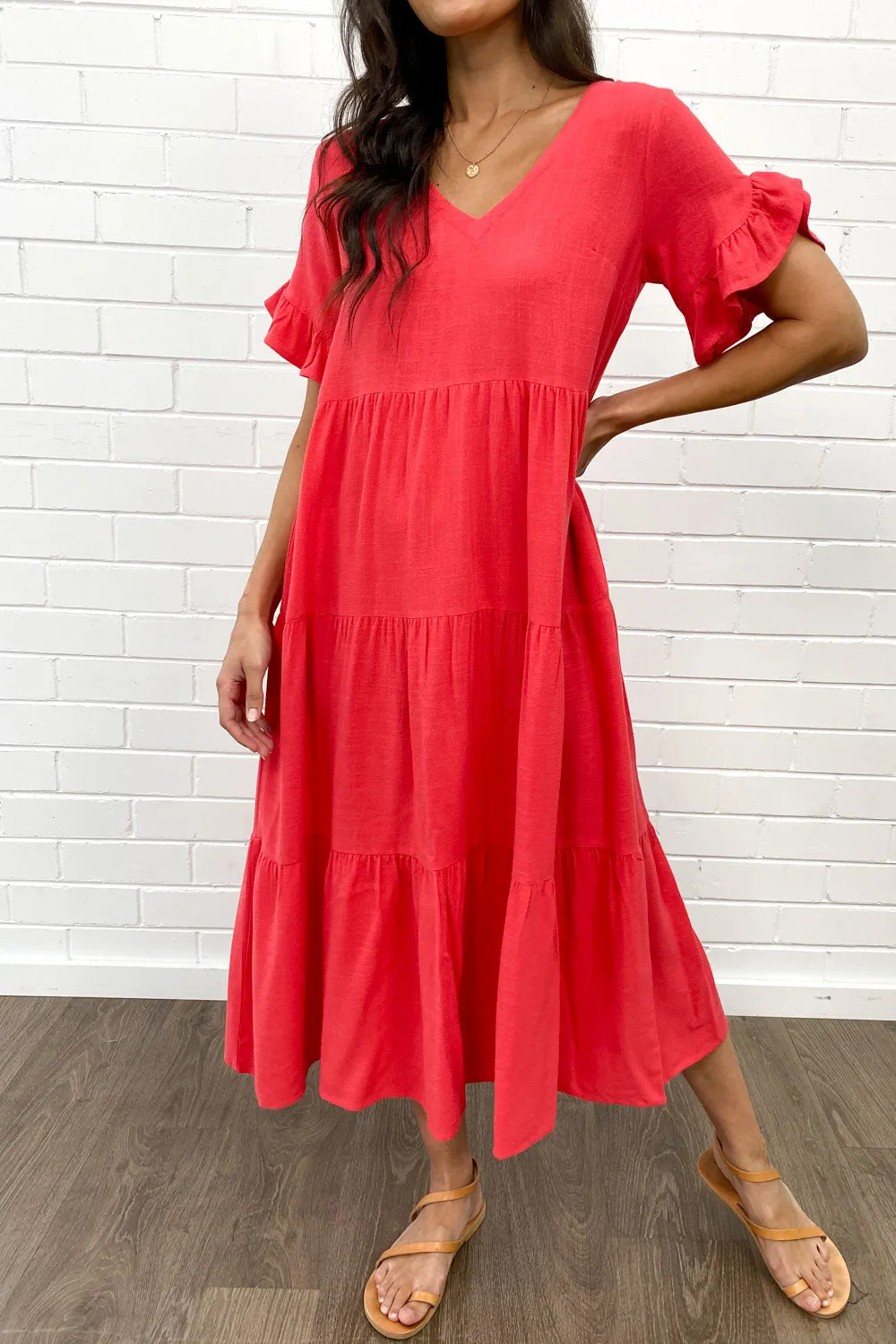 Michelle Midi Dress - Summer Brights