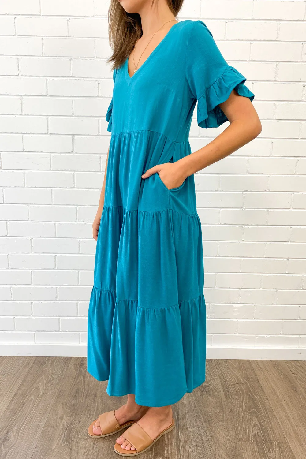 Michelle Midi Dress - Summer Brights