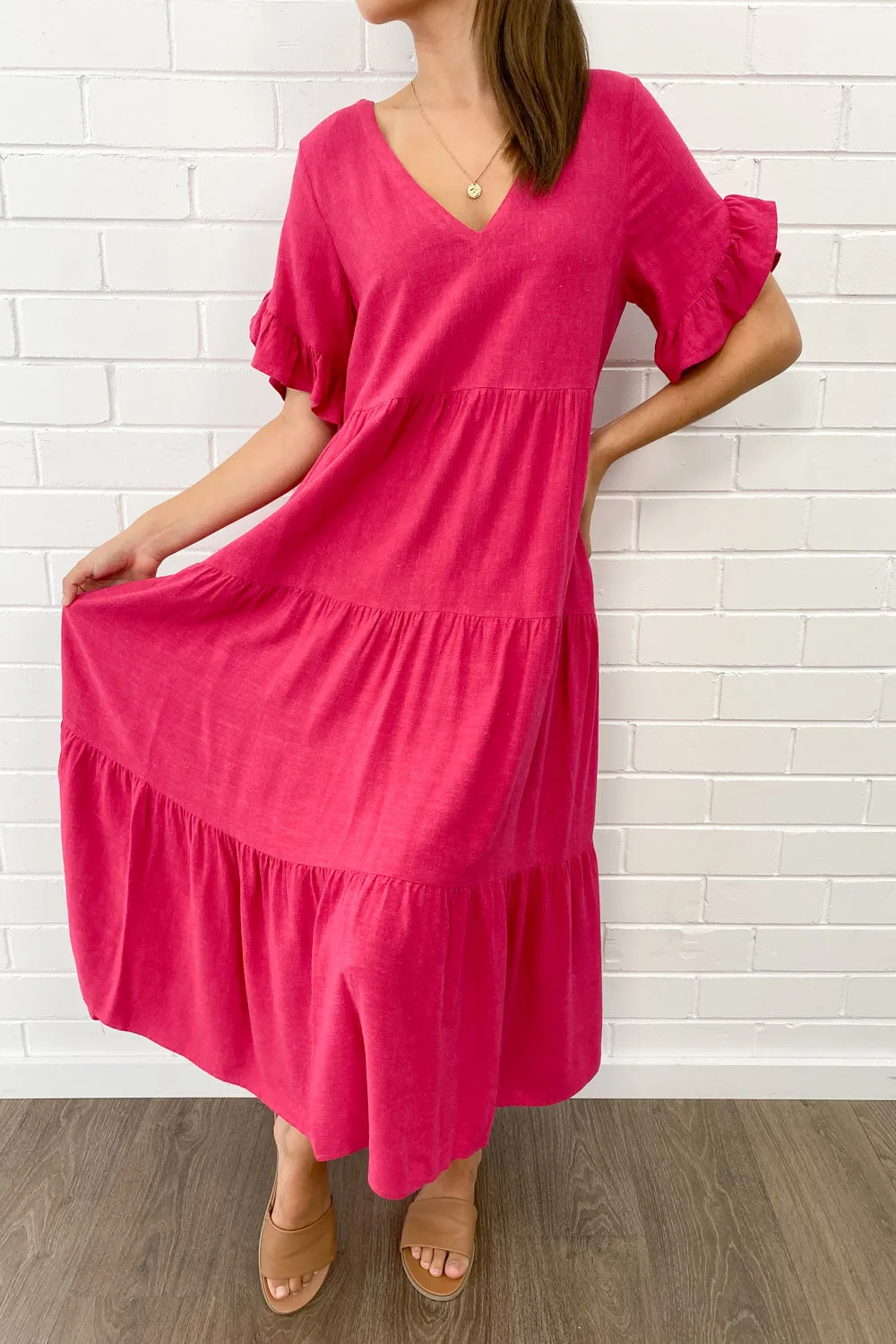 Michelle Midi Dress - Summer Brights