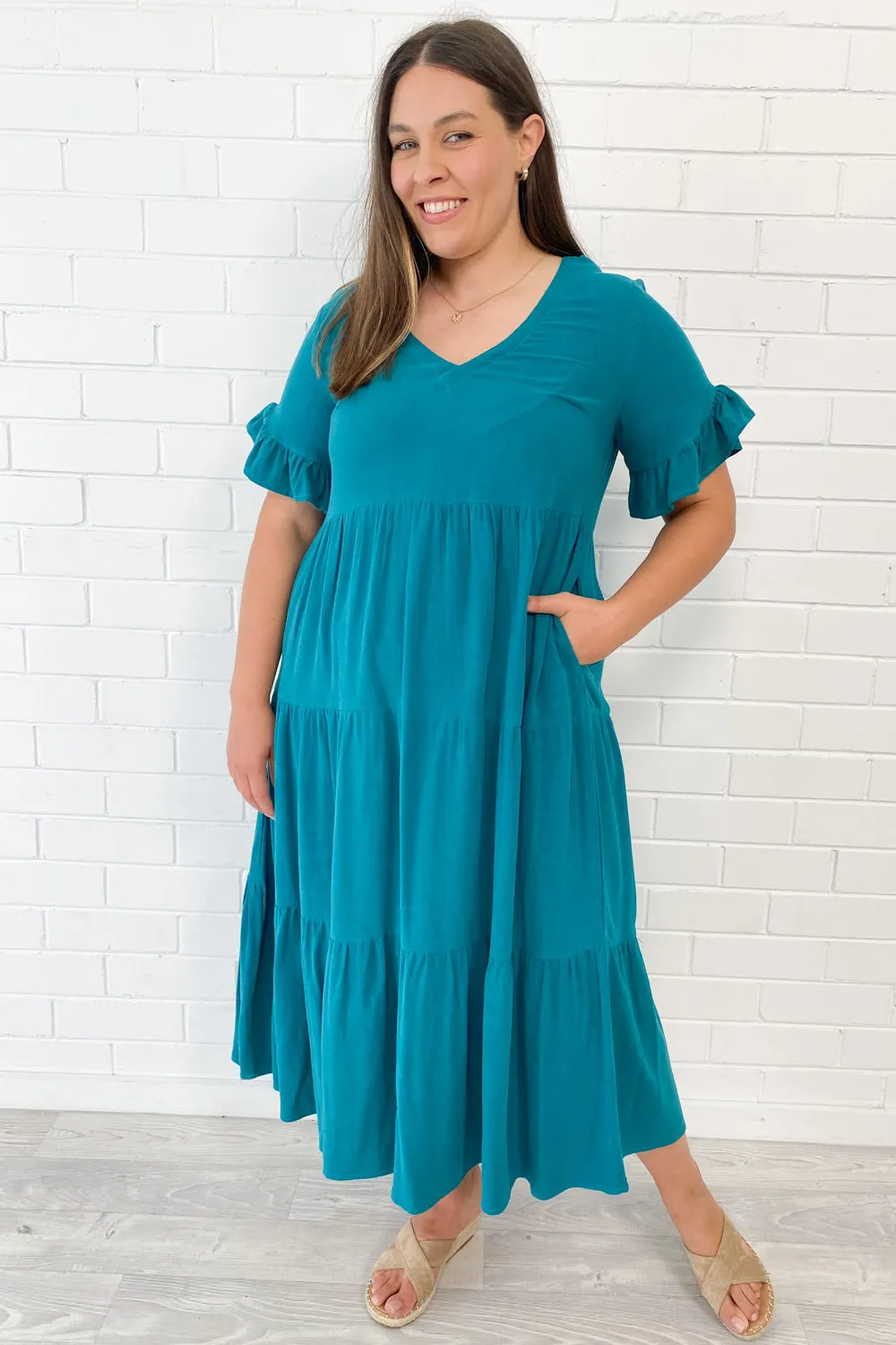 Michelle Midi Dress - Summer Brights