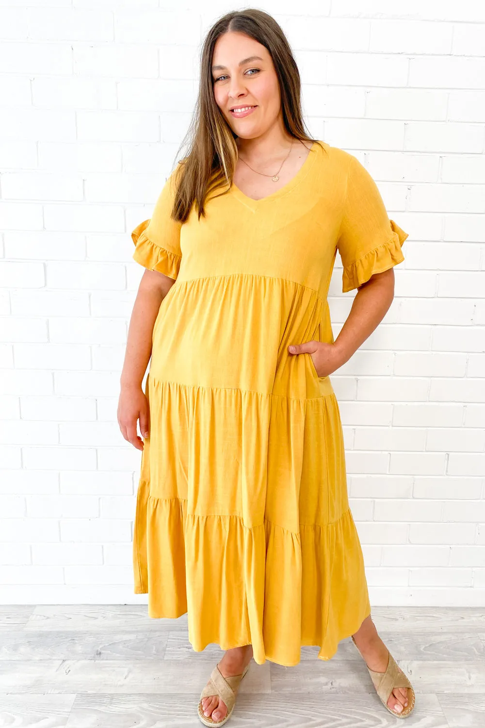Michelle Midi Dress - Summer Brights