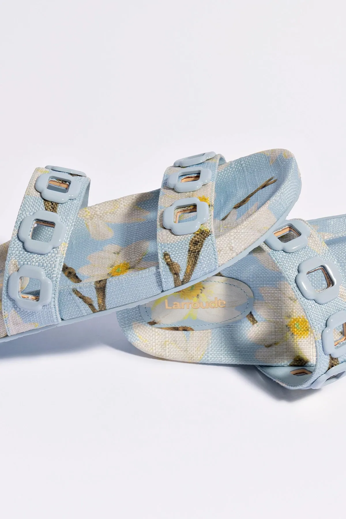 Milan Slide In Maya Printed Raffia