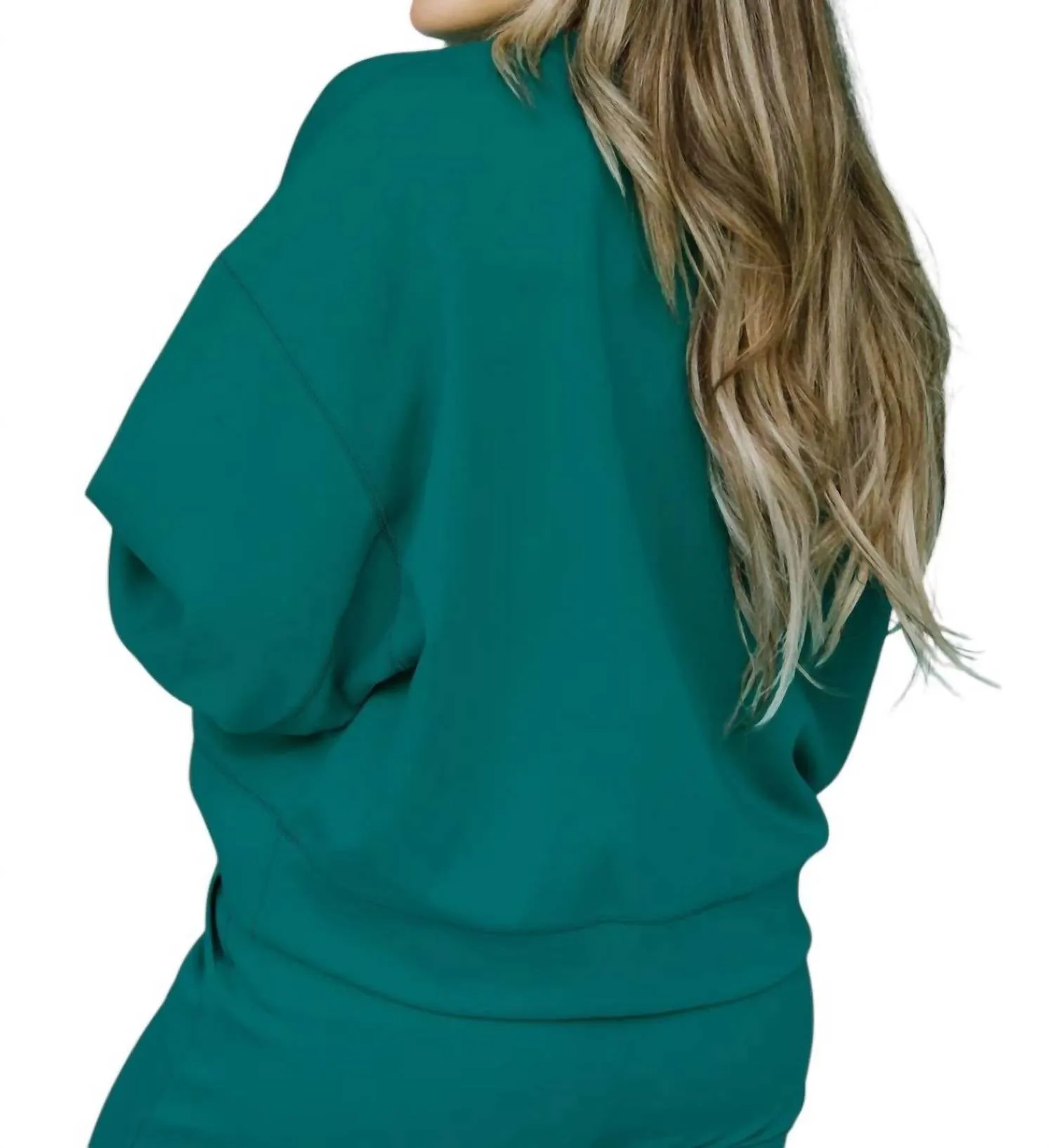Millie Lux Sweatshirt In Spruce