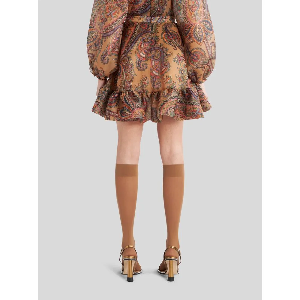 MINI PAISLEY SKIRT