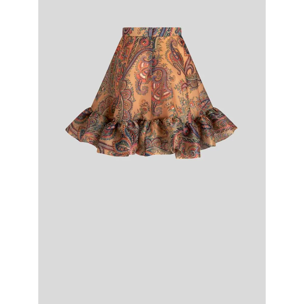 MINI PAISLEY SKIRT