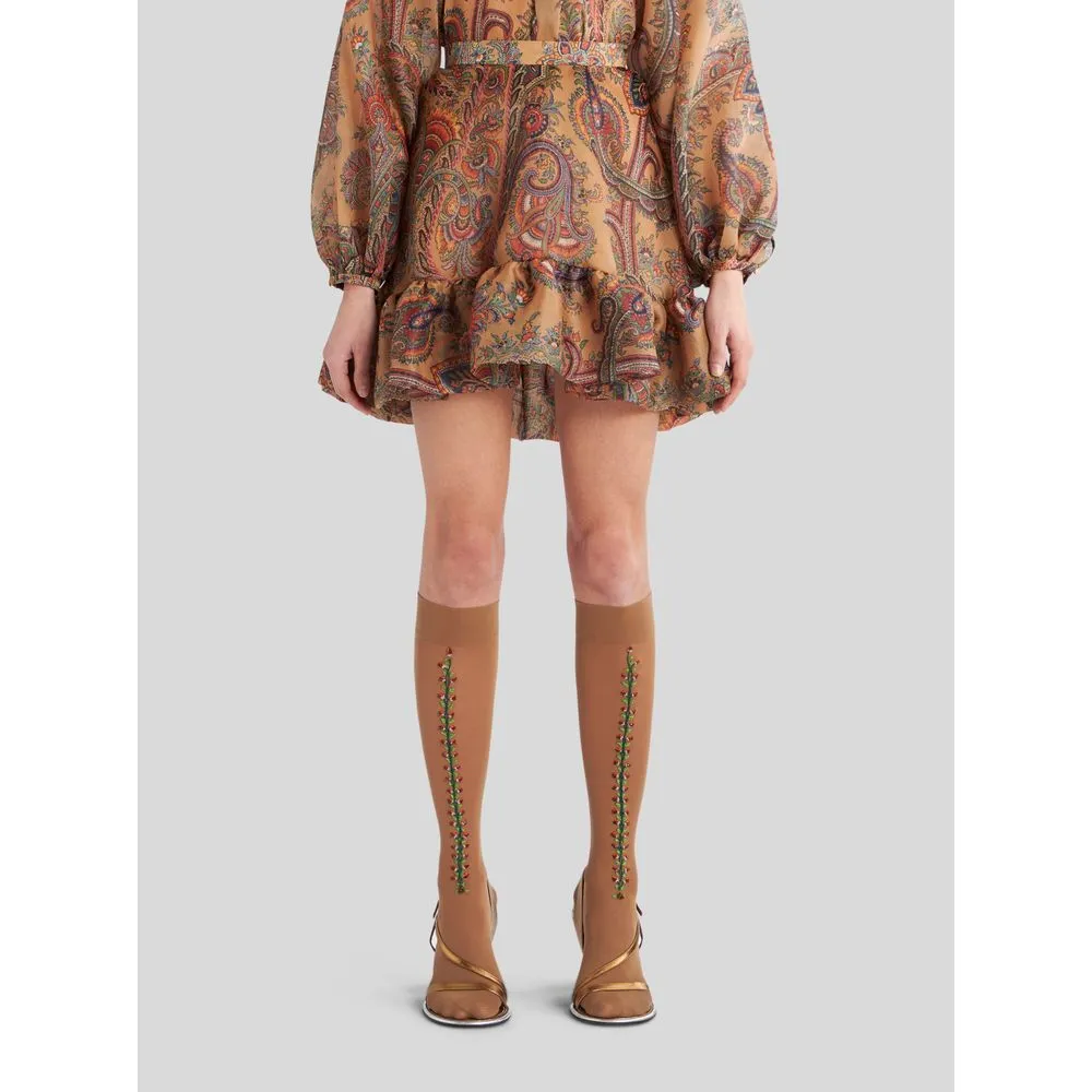 MINI PAISLEY SKIRT