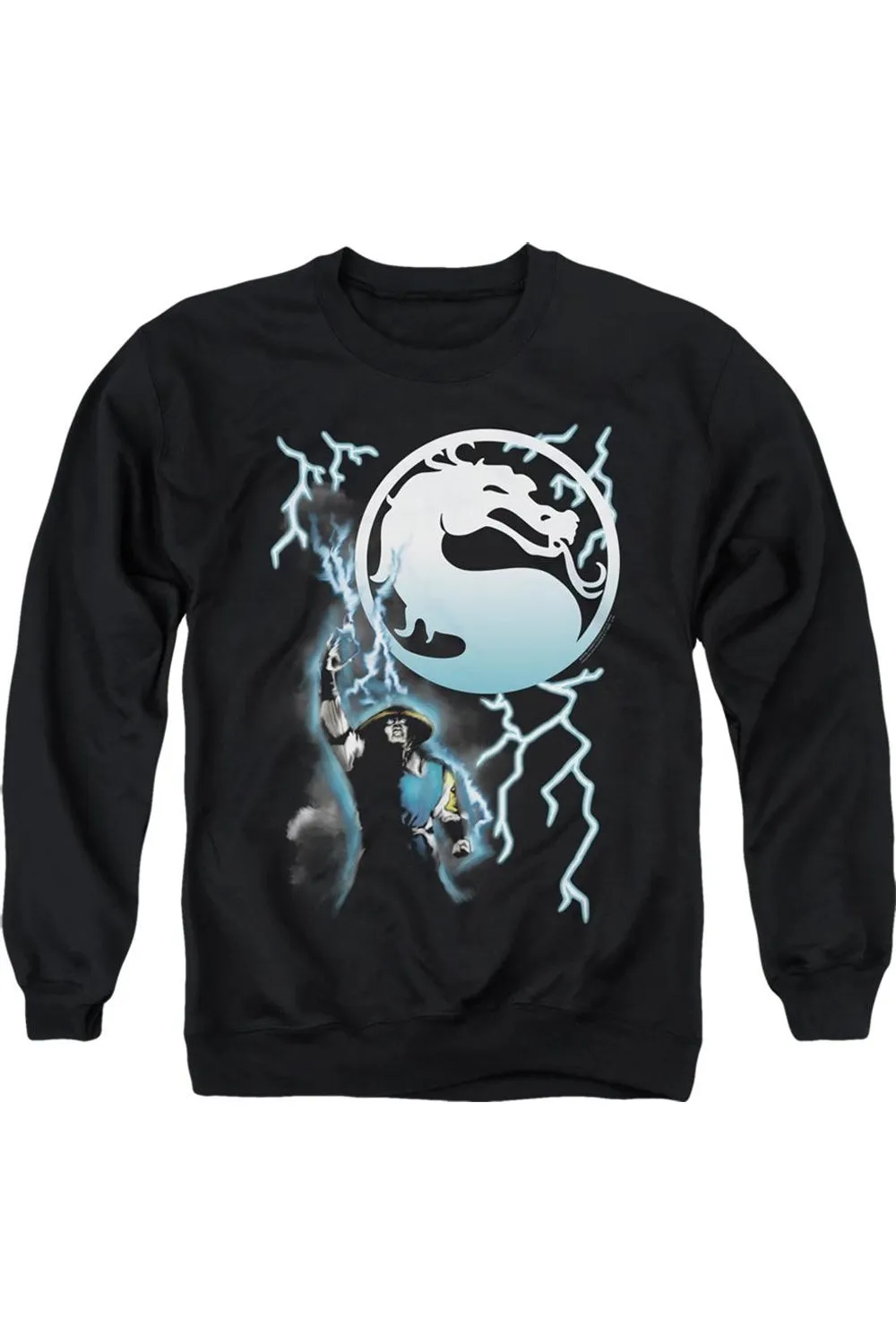 Mortal Kombat Klassic Raiden Adult Crewneck Sweatshirt