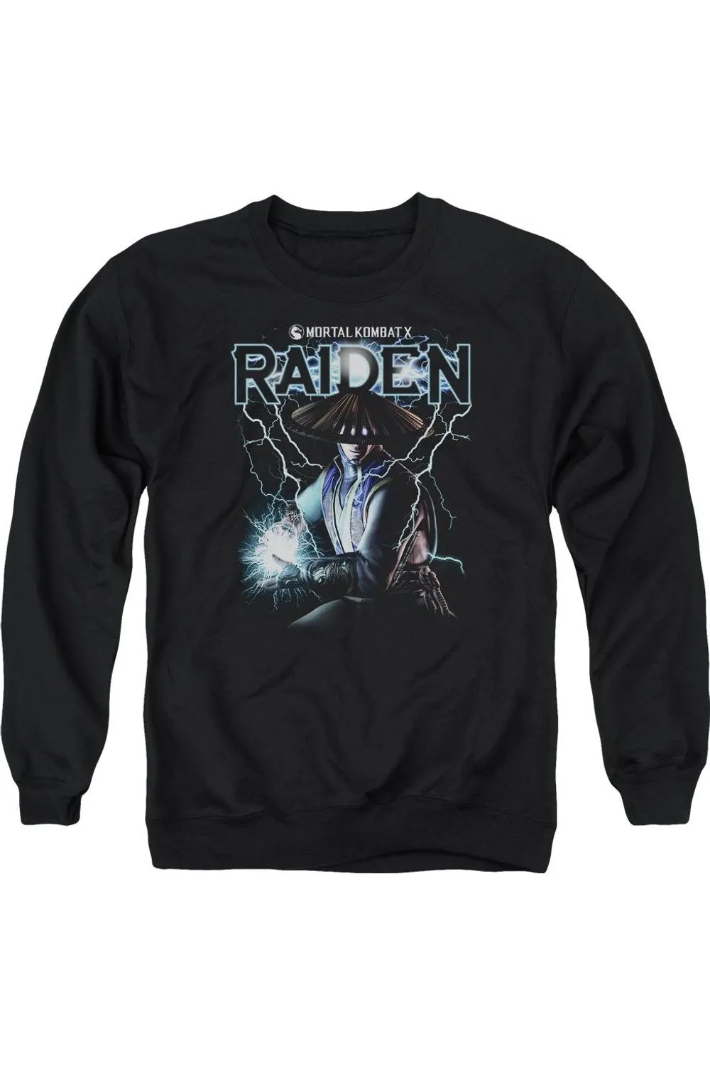 Mortal Kombat Raiden Adult Crewneck Sweatshirt