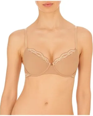 Natori Breakout Bra Women 32C Ivory Stretch Full Figure Contour Underwire JDM034