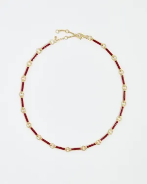 Necklace Carmenta Neck Red