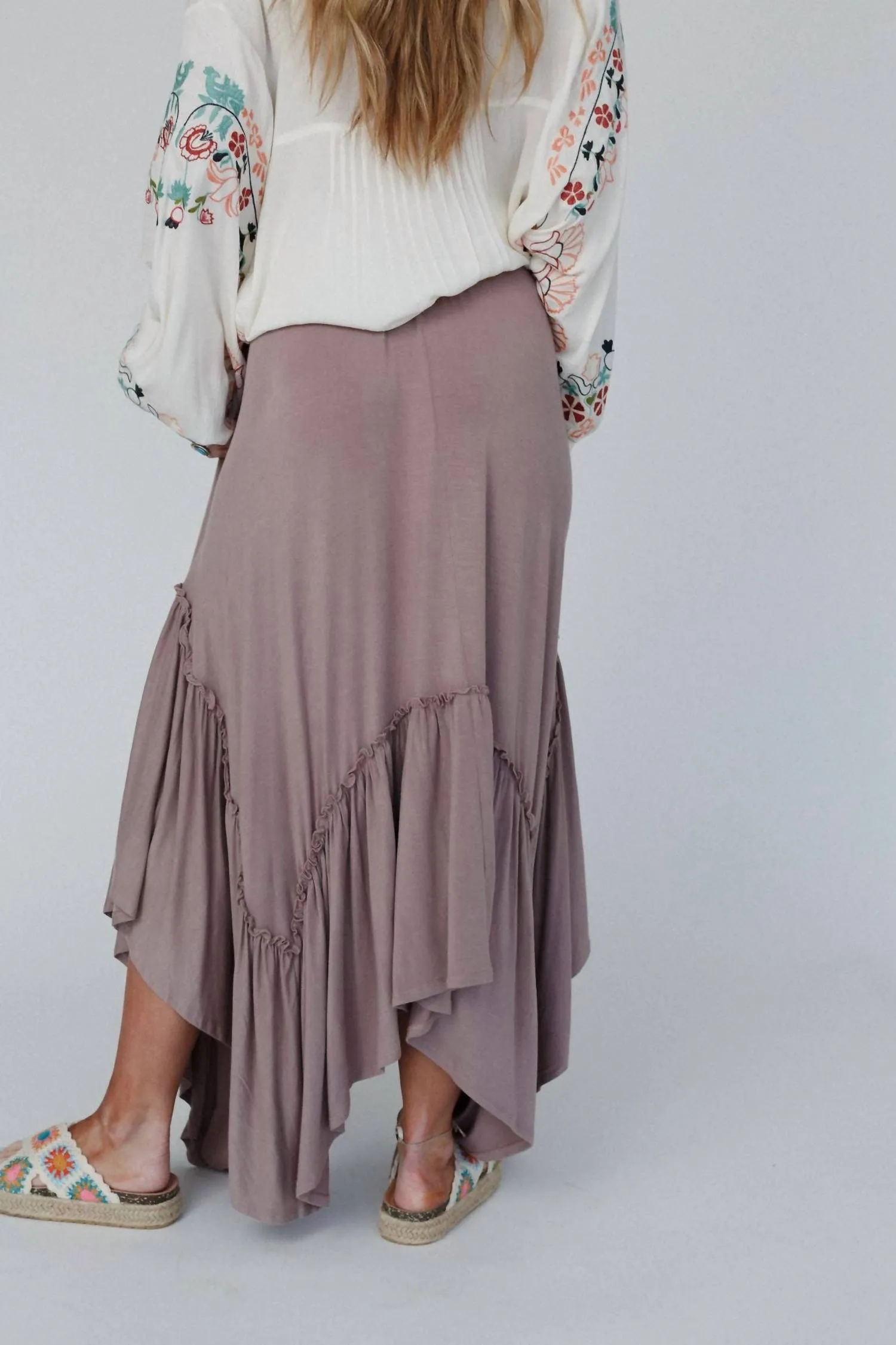 Nest Forever Beauty Maxi Skirt In Mushroom