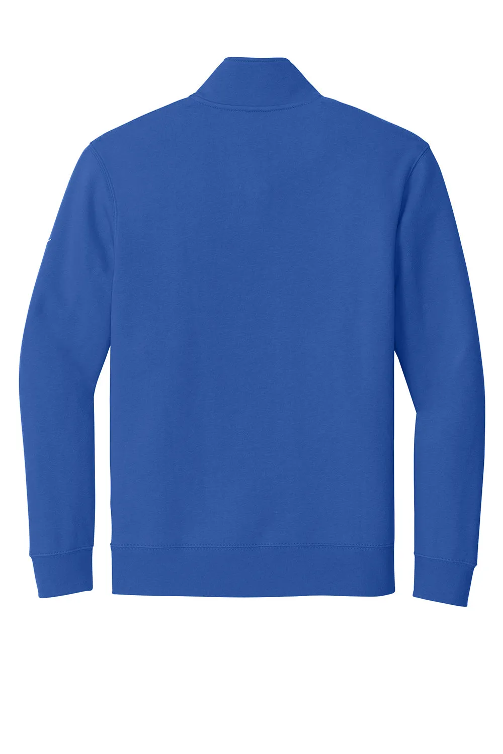 Nike Mens Club Fleece 1/4 Zip Sweatshirt w/ Pockets - Game Royal Blue