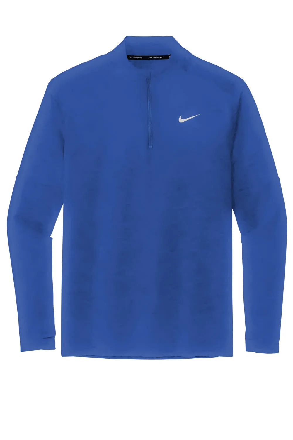 Nike Mens Element Dri-Fit Moisture Wicking 1/4 Zip Sweatshirt - Royal Blue