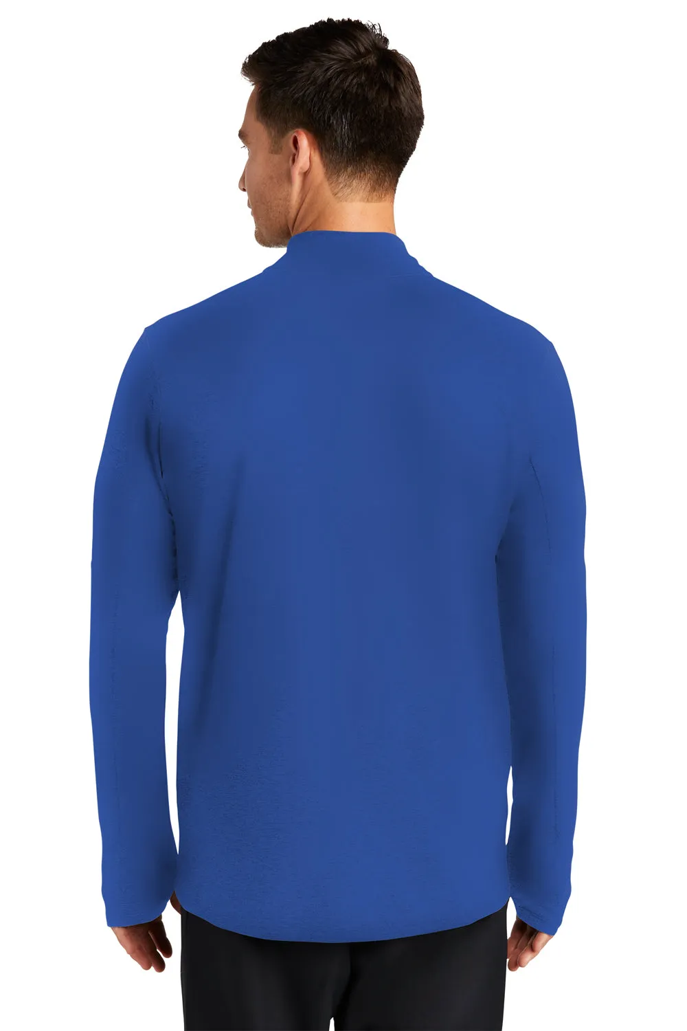 Nike Mens Element Dri-Fit Moisture Wicking 1/4 Zip Sweatshirt - Royal Blue