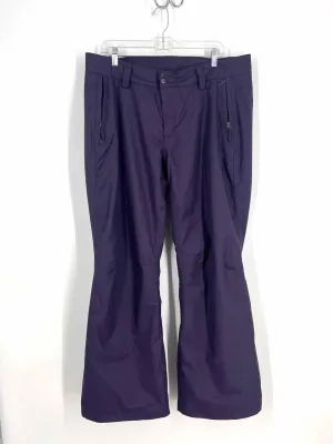 North Face Size XL Eggplant Solid Activewear Ski Pants