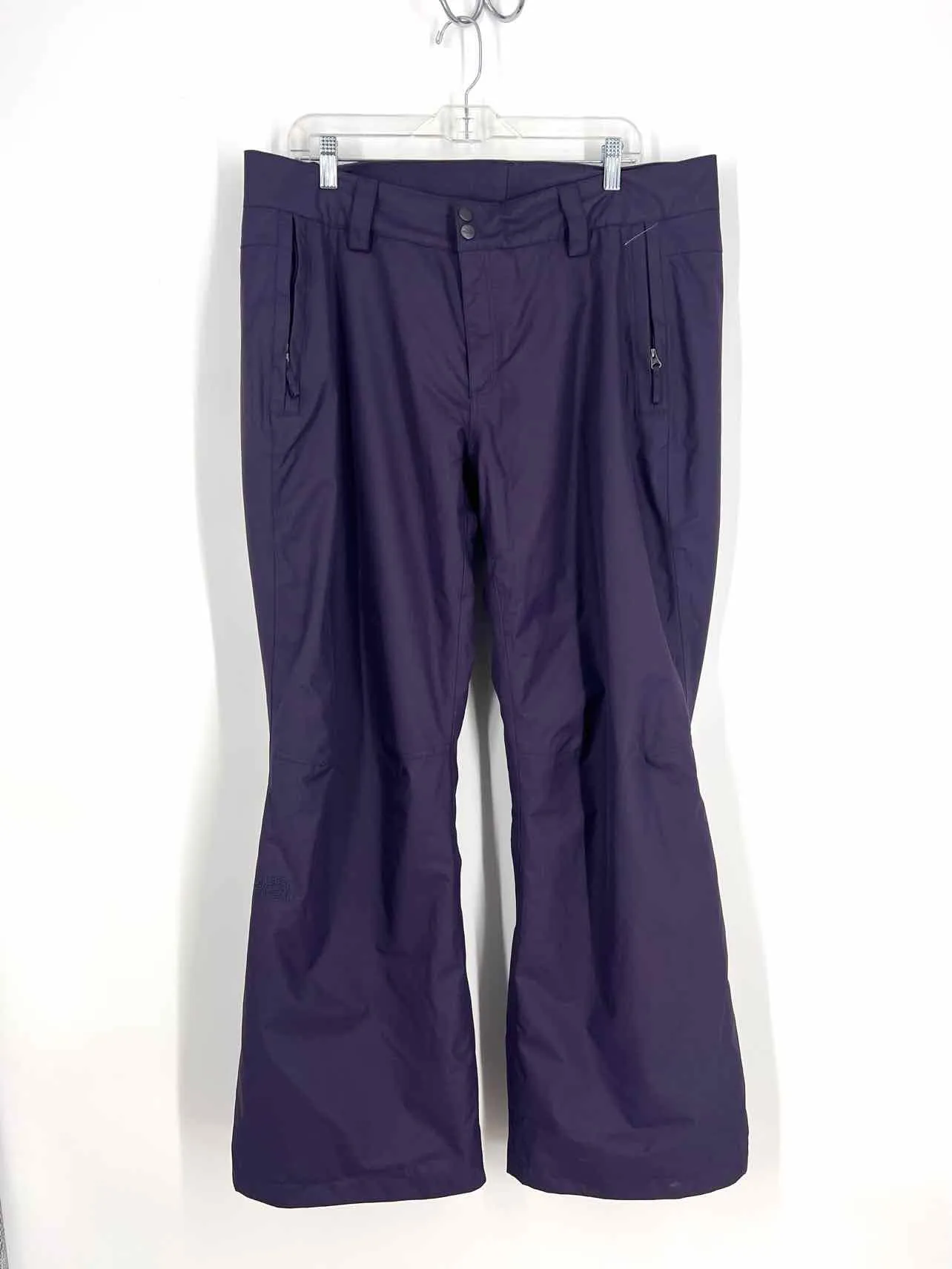 North Face Size XL Eggplant Solid Activewear Ski Pants