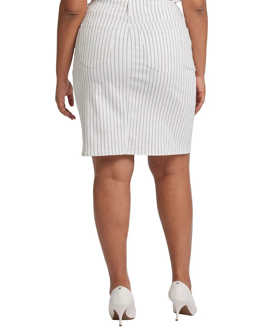 NYDJ Plus High-Rise Hollywood Waist Skirt
