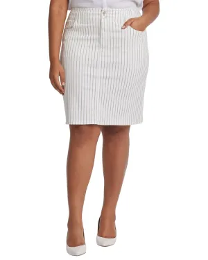 NYDJ Plus High-Rise Hollywood Waist Skirt