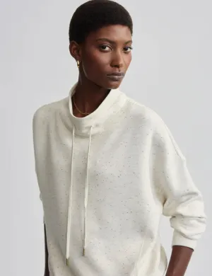 Oakdale Sweat - Ivory Marl Fleck