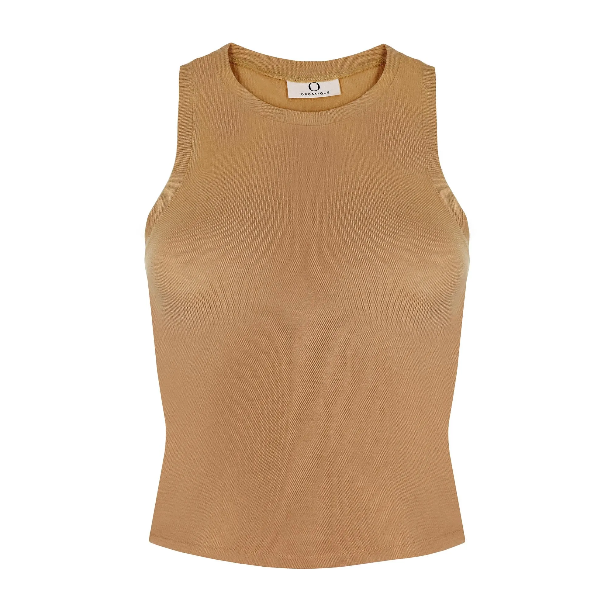 Organic Cotton Tank Top | Light Brown