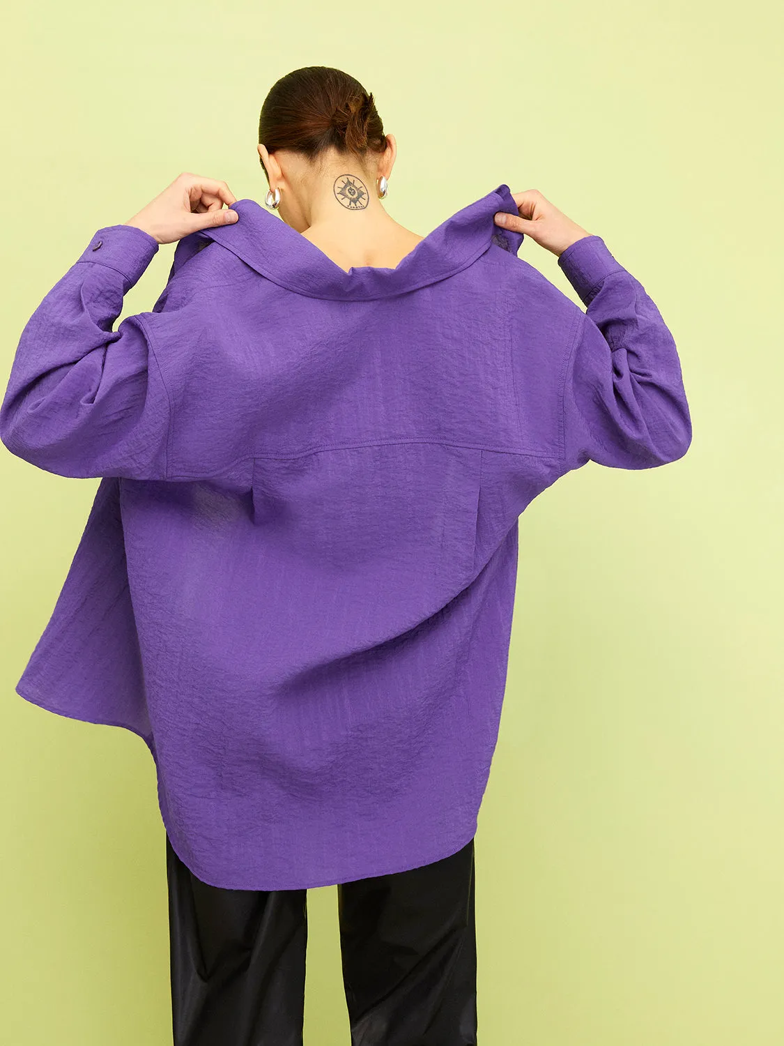 Oversized Twin Set Shirt