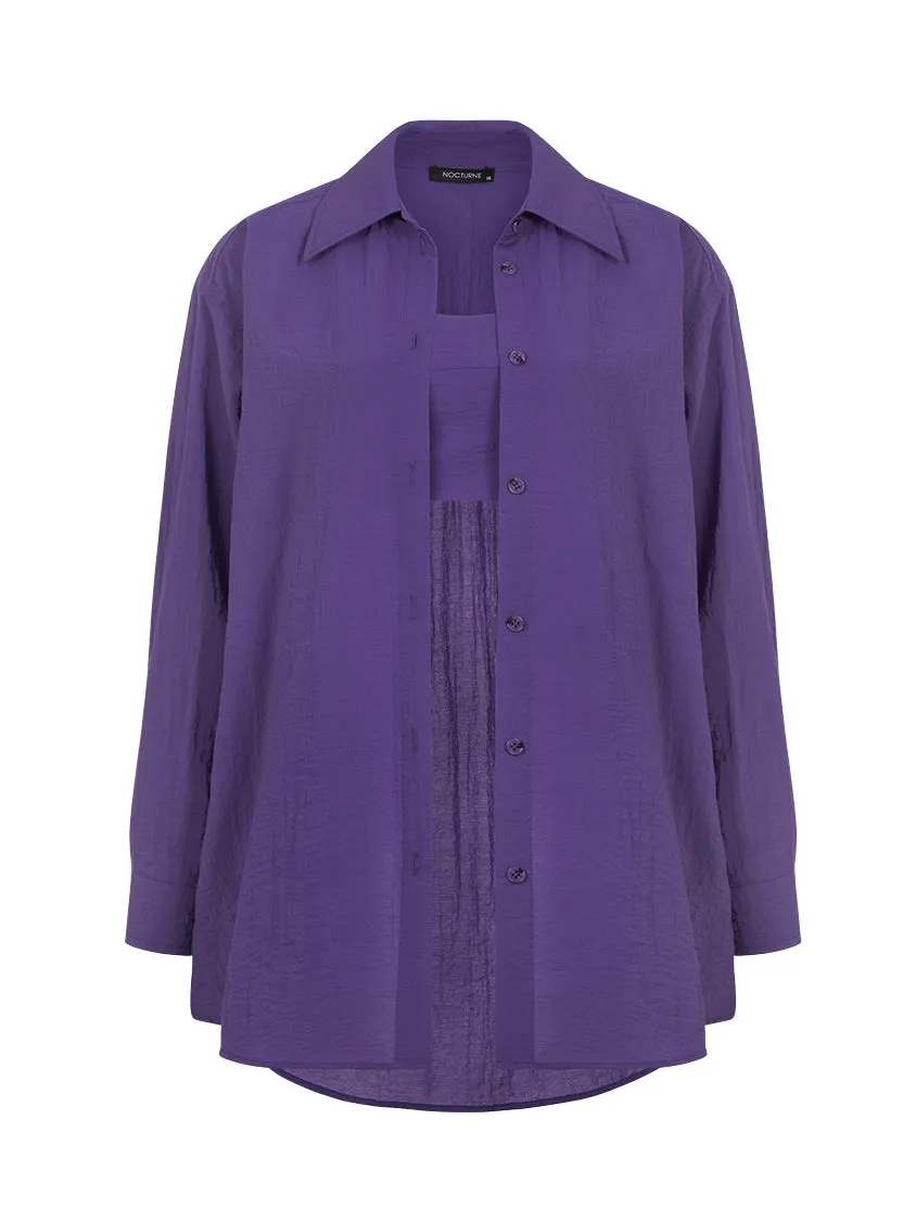 Oversized Twin Set Shirt