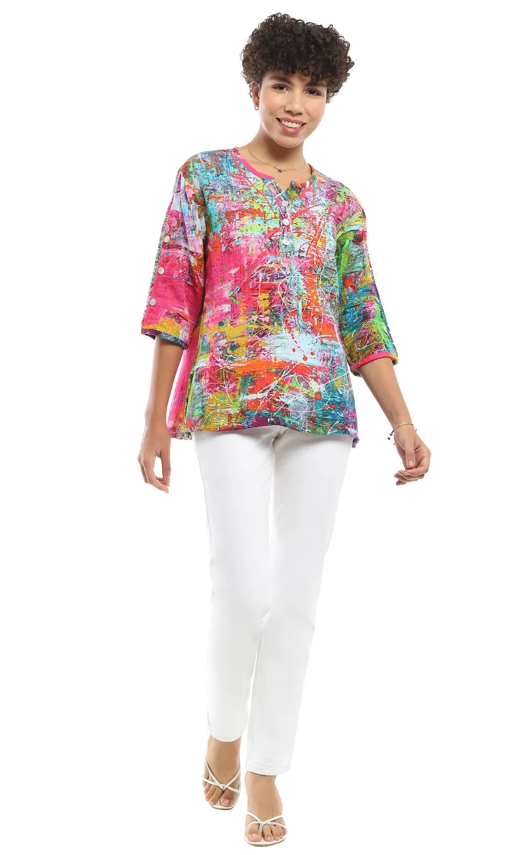 PARSLEY & SAGE STARLA TOP - MULTI