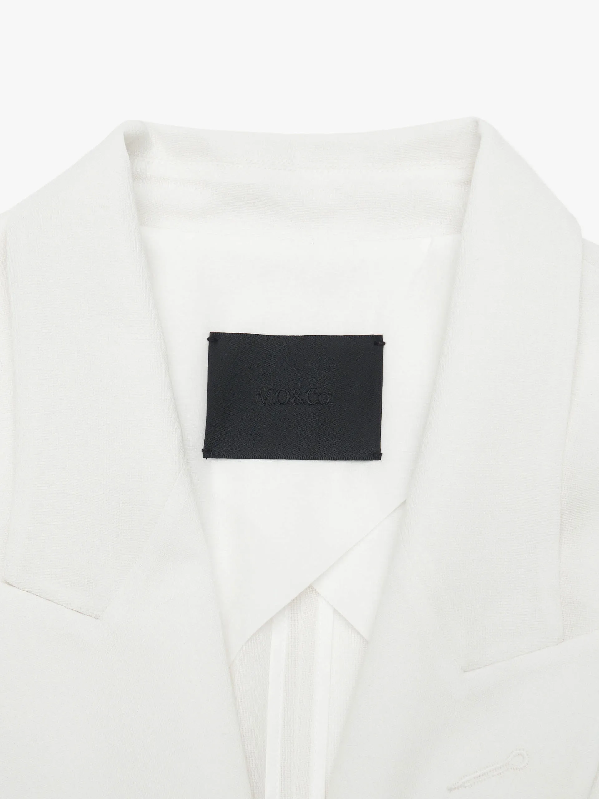 Peak Lapel Structured Blazer