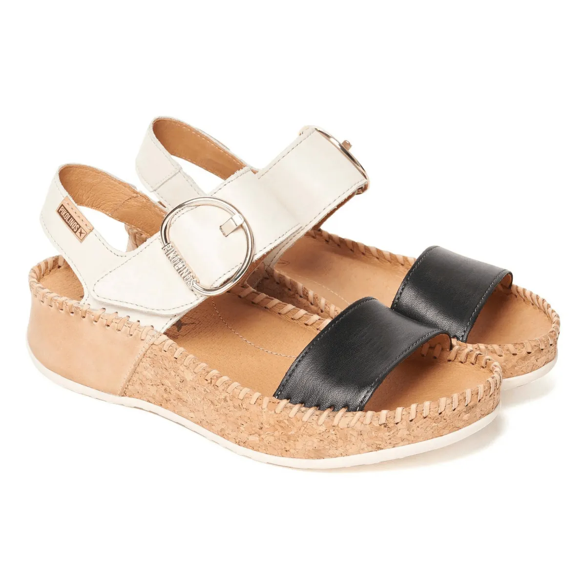 Pikolinos Women's Marina Black Leather