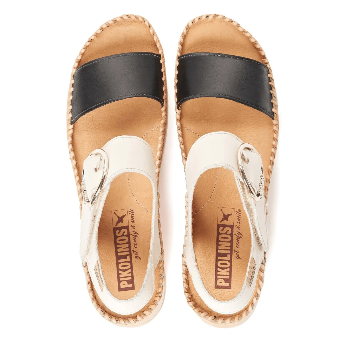 Pikolinos Women's Marina Black Leather