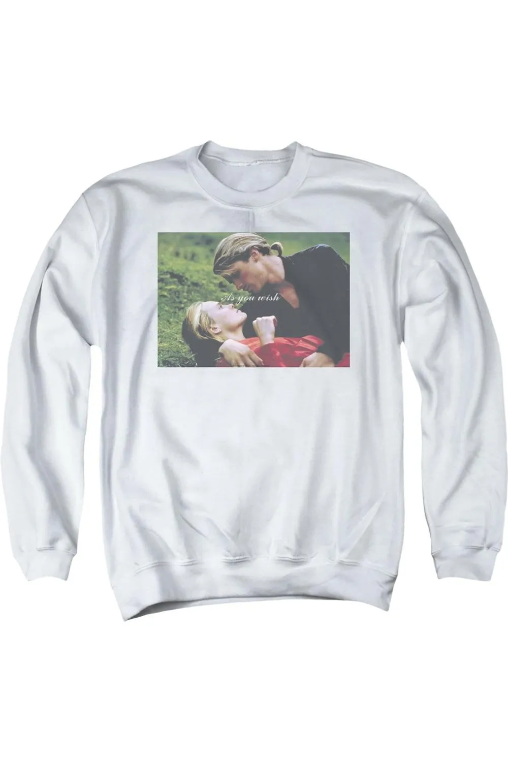 Princess Bride As You Wish Adult Crewneck Sweatshirt