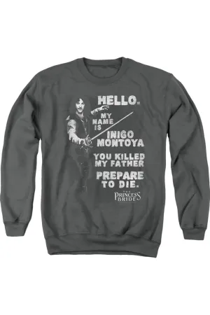 Princess Bride Hello Again Adult Crewneck Sweatshirt