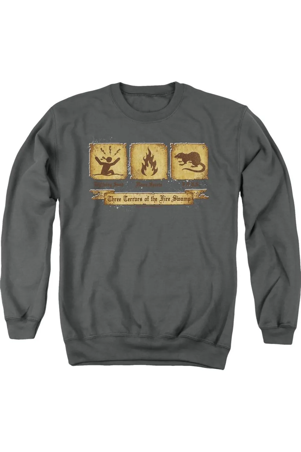 Princess Bride Three Terrors Adult Crewneck Sweatshirt