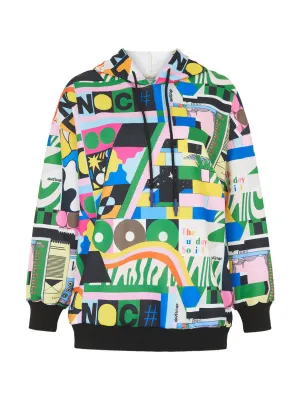 Print Oversized Sweatshirt