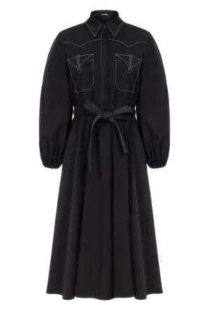 Punto Stitched Midi Dress