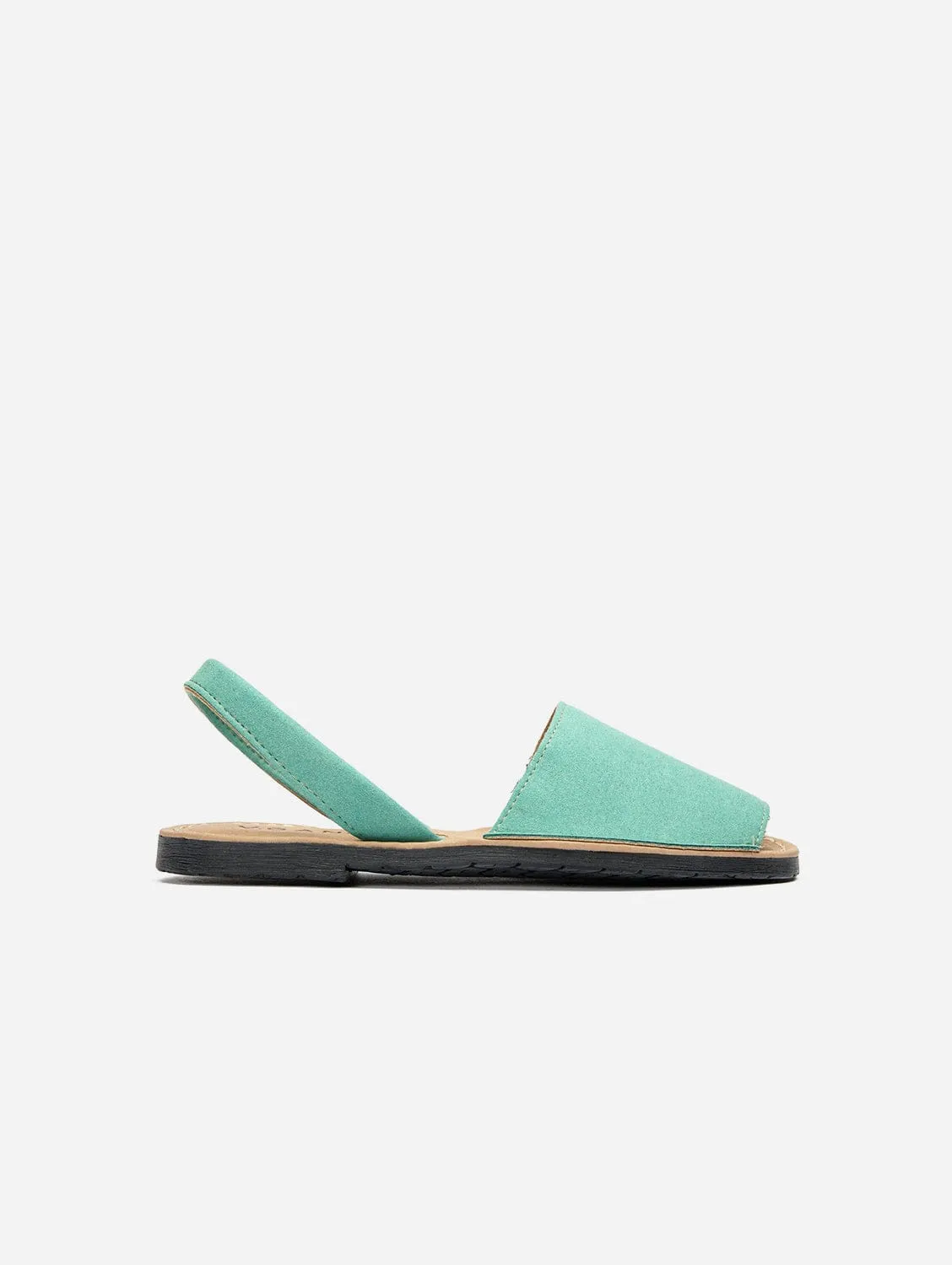 Rambu Women's Vegan Suede Menorcan Sandals | Turquoise