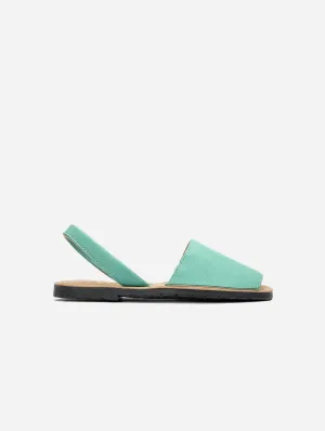 Rambu Women's Vegan Suede Menorcan Sandals | Turquoise