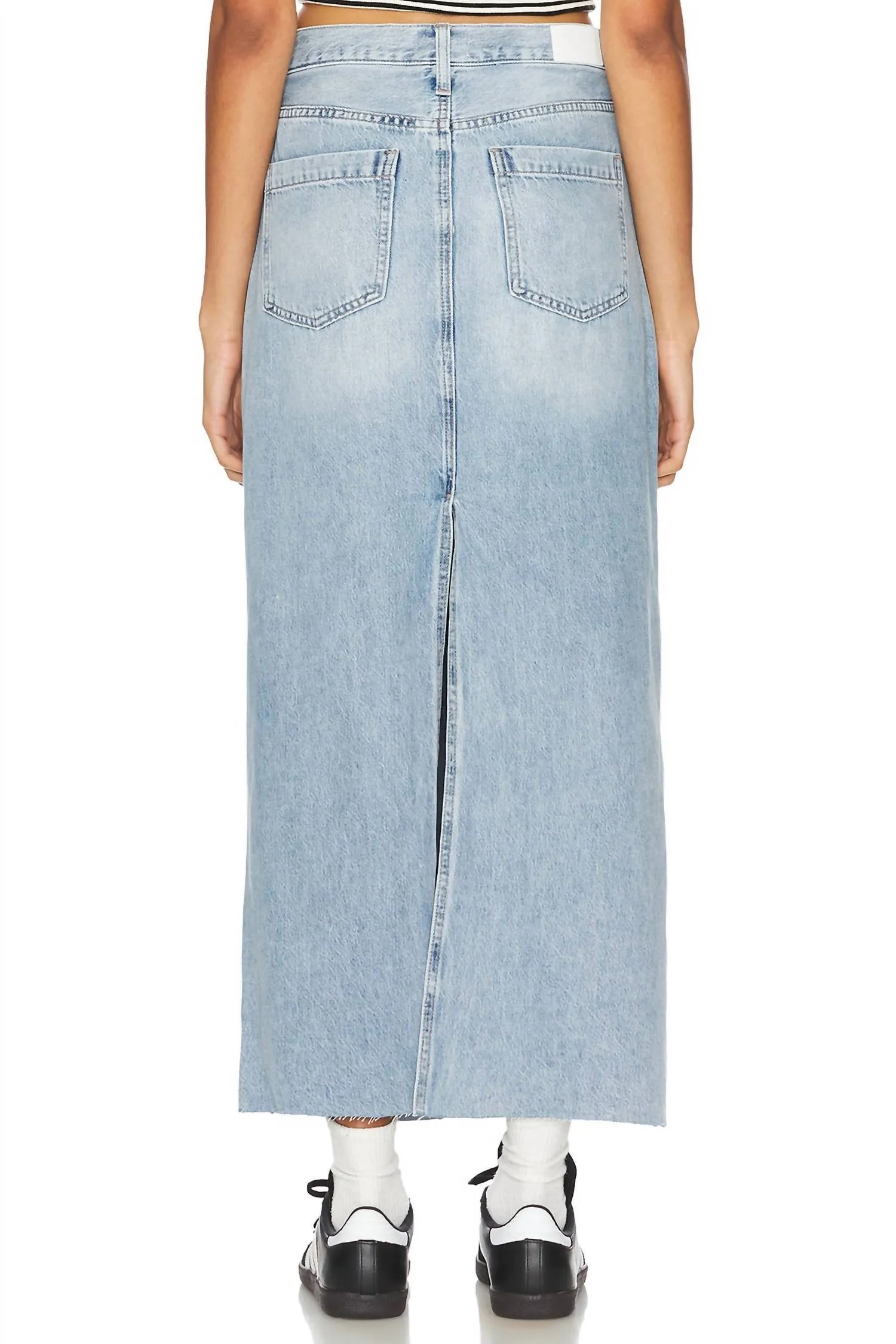 Raye Denim Maxi In Jardin