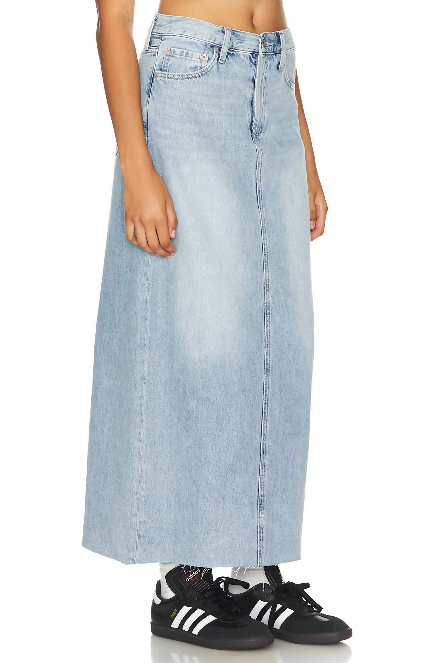 Raye Denim Maxi In Jardin