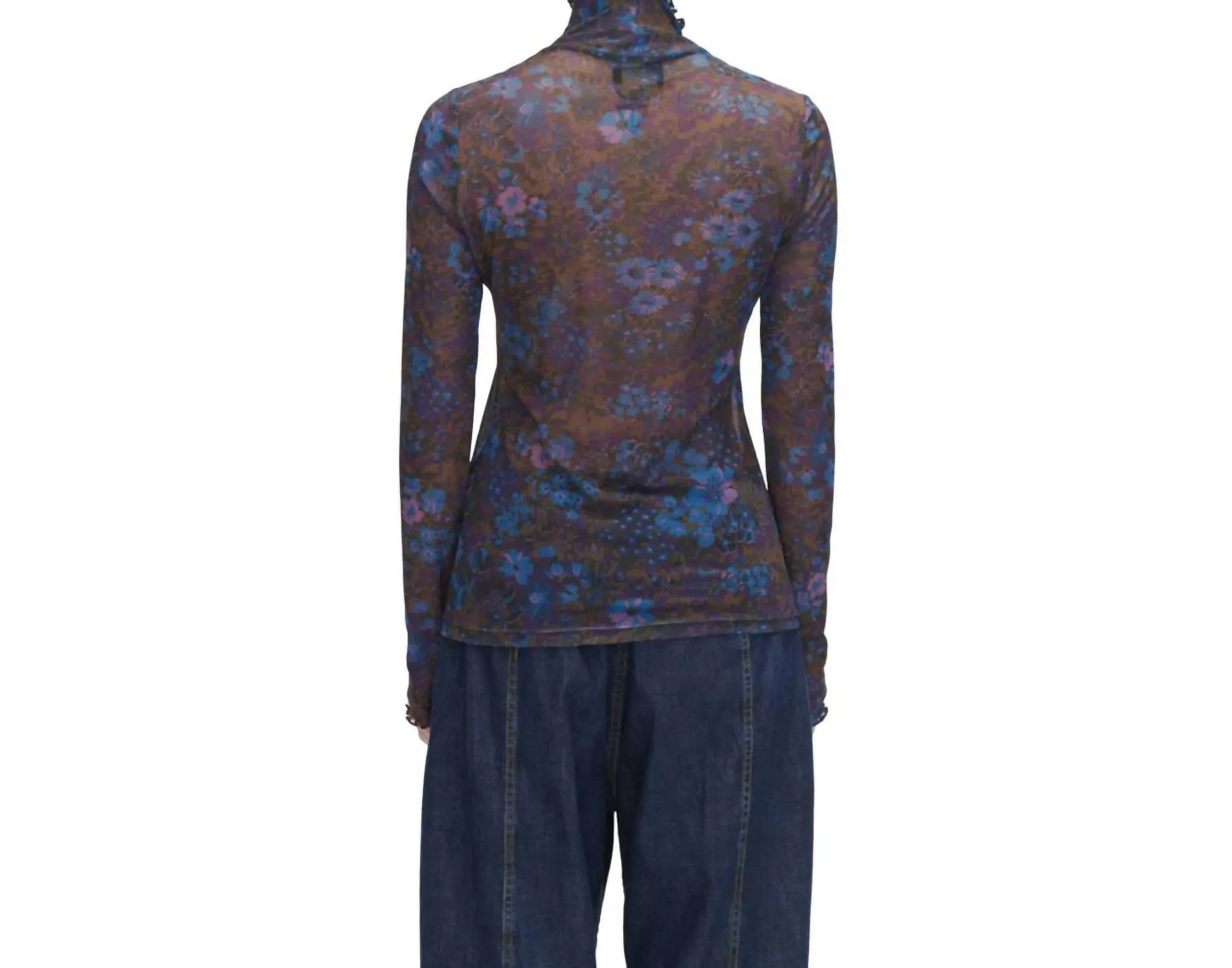 Recall Fitted Top In Blue